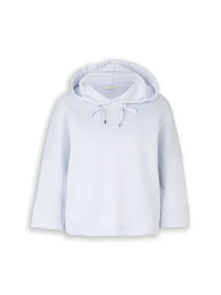 Tom Tailor - Hoodie Sweatshirt aus Scuba soft dusty blue - Gr. - XXL