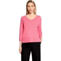 Betty Barclay Strickpullover Damen mit V-Ausschnitt (1-tlg)