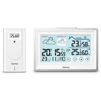 Hama Wetterstation "Bahamas" mit Außensensor, Funk, Wecker Wetterstation (Raumklima, Thermo-/Hygrometer)