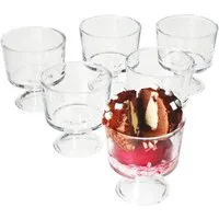MamboCat Eisschale 6x PRIMUS Eisbecher mit Fuß 250ml, Glas