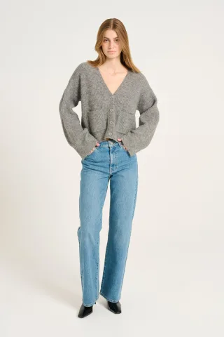 Strickjacke Regular fit beige