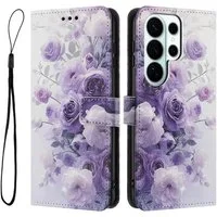 Wigento Handyhülle für Samsung Galaxy S26 Ultra 5G Kunstleder Klapp Book Wallet Motiv TPU 6,9 Zoll, Kartenfächer, Standfunktion