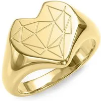 Liebeskind Berlin Fingerring Broken Heart Chunky Edelstahl