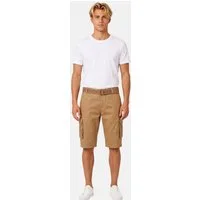 Arctic Seven Shorts Herren Cargo mit Gürtel – Kurze Outdoor Hose aus Baumwolle Robuste Cargo Shorts mit vielen Taschen und Gürtel