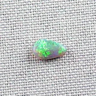 Lightning Ridge Black Crystal Opal 0,90 ct Grüner Multicolor Vollopal