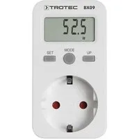 TROTEC Energiekostenmessgerät BX09 Anzeige der verbrauchten Energie, des aktuellen Stromverbrauchs
