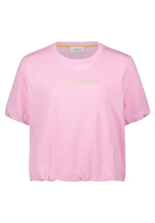 CARTOON - Baumwollshirt patch rosé/gold - Gr. - 44