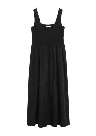 comma - Ärmelloses Midikleid schwarz - Gr. - 36