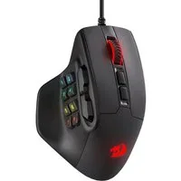 Redragon M811 Gaming Maus kabelgebunden, 15 Tasten, RGB, 12400 DPI Gaming-Maus (Kabelgebunden, Ergonomische MMO Maus mit 5 DPI-Stufen und Software-Anpassung)