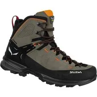 Salewa MTN Trainer 2 Mid GTX (Alpine, Veloursleder, wasserdicht) braun Herren Wanderschuh