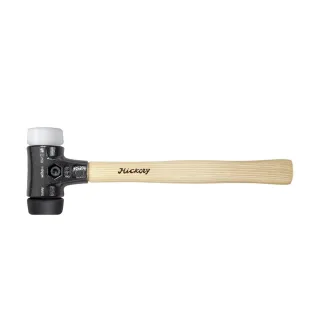 Wiha Schonhammer Safety mittelweich/sehr hart mit Hickory-Holzstiel, Rund-Schlagkopf - 26658