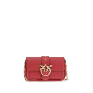PINKO Mehrfarbige Kalbsleder Bos Taurus Schultertasche