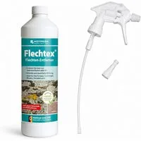 HOTREGA® Flechten Entferner Flechtex Steinreiniger Algen 1L mit Schaumsprüher Grünbelagentferner