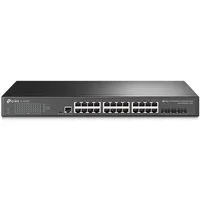 tp-link TL-SG3428X Netzwerk-Switch (JetStream 24-Port GB L2+ Managed Switch, für Firmennetzwerk)