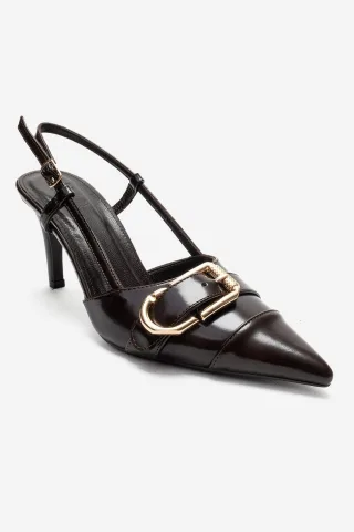 Noen Schnalle Spitzer Zehenbereich Stiletto Pumps