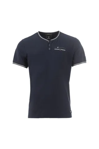 squesto - Shirt 1/2 nautical blue - Gr. - XL