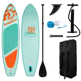 [EU Direct] FunWater 335cm/350cm Load 165/190KG Large Size Inflatable Stand Up Paddle Board Surfboard Complete Paddleboa