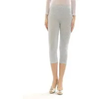 SYS Caprileggings Damen Capri 3/4 Leggings hoher Bund Hose Wäsche Leggins