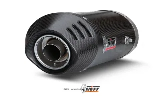 Sport Auspuff MIVV Oval Full Carbon Honda CBR 600 RR Bj. 2003-2004 PC37 Underseat +ABE