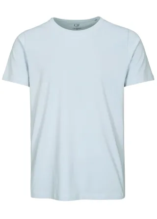 COMMANDER Finest Clothing - (S)-NOS Rdh.-T-Shirt, 1/2 Arm ice blue - Gr. - S