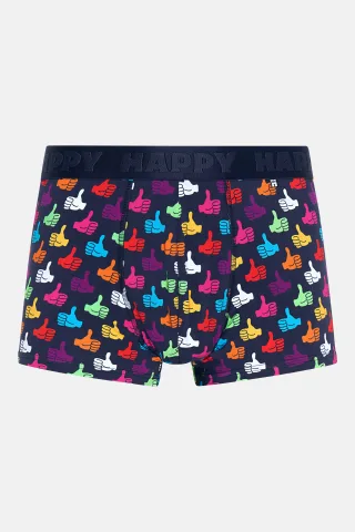 happy socks - 1-Pack Thumbs Up Short Boxer Blau - Gr. - S