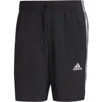 adidas Sportswear Shorts M 3 Streifen CHELSEA, BLACK/WH weiss-schwarz-pink