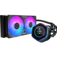 MasterLiquid 240 Atmos II LCD ARGB, Wasserkühlung schwarz