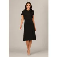 Adrianna Papell Midikleid Ruffle Bodice Midi Dress Klassisches, edles, lässiges Etuikleid
