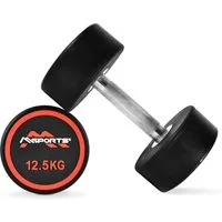 MSports® Hantel Rundhantel 2er Set, Gummi Kurzhantel Beschichtung 2,5-50 kg