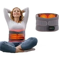 KINSI Heizkissen Beheizter Hüftgurt, Heizung, Wärmegürtel, Vibration,Massage + Wärme, 3-stufig einstellbare Temperatur, 3-stufig einstellbare Massage