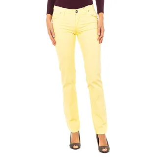 Elastische Stretch-Hose mit schmal geschnittenem Saum LWT006 woman