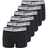 Polo Sylt Boxershorts im Sechserpack und Label-Look