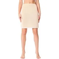 Bellivalini Unterrock Damen kurz aus Viskose BLV50-257 (1-tlg) mit Spitze