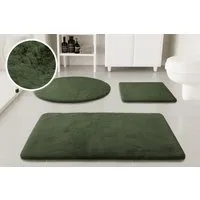 OTTO home Badematte Lennja, Höhe 25 mm, rutschhemmend beschichtet, fußbodenheizungsgeeignet, Polyester, rechteckig, Badteppich, getuftet, Uni, antirutsch, flauschig wie Kaninchenfell