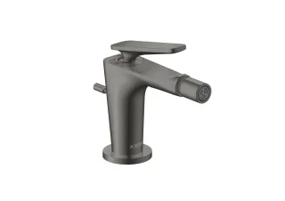 Hansgrohe Bidetmischer Axor Citterio C mit Zugstangen Ablaufgarnitur polished black chrome, 4921033 49210330
