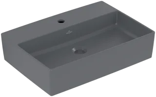 Villeroy & Boch Aufsatzwaschbecken Memento 2.0 4A0761 600x420x140mm Graphite CeramicPlus, 4A0761i4 4A0761i4