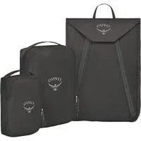 Ultralight Starter Set, Tasche schwarz, 2 Packing Cubes, 1 Kleidermappe