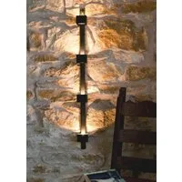 DanDiBo Teelichthalter Wandteelichthalter Metall Schwarz Wand Four Wandkerzenhalter, 92 cm Kerzenhalter
