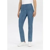 Stehmann Stretch-Hose in blauer Waschung