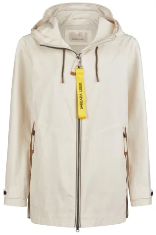Barbara Lebek - Funktionsjacke mit Kapuze ecru - Gr. - 46
