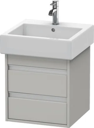 Duravit Ketho Waschtischunterbau wandhängend Betongrau Matt 450x440x480 mm - KT663500707 KT663500707