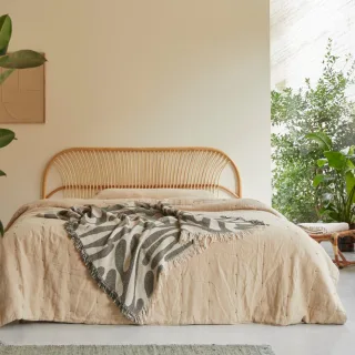 Bett-Kopfteil aus Rattanstäben 180 Colette