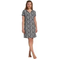 Pastunette Strandkleid Stylilsches Damen Jersey Kleid mit kurzem Arm (1-tlg) Modisches Design
