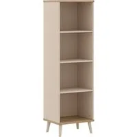 YUNY by PAIDI Standregal HAZEL in Beige mit 4 Fächern, offenes Regal, praktischer Stauraum für jeden Raum – übersichtlich & funktional
