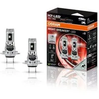 Osram KFZ-Ersatzleuchte H7 NIGHT BREAKER LED SPEED 450 StVZO-Konforme LED-Nachrüstlampe 2St., H7, Kaltweiß, H7 NIGHT BREAKER LED SPEED 450