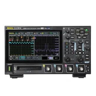 DHO914 Digital Oscilloscope 125MHz Frequency Band 12-bit Vertical Resolution 1.25 GSa/s Sample Rate 4 Analog Channels Hi
