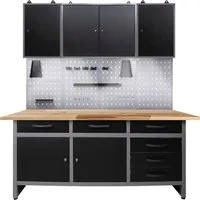 ONDIS24 Werkstatt-Set, 160 cm, mit LED