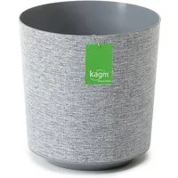 KAGM Übertopf Blumentopf Pflanztopf Blumenkübel in Textilstruktur TOP