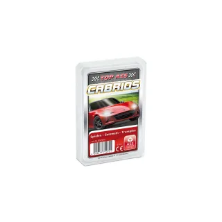ASS Altenburger 22571272 - Top Ass Cabrios Kartenspiel - Trumpf und Quartett