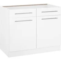 wiho Küchen Unterschrank Flexi2 Breite 100 cm